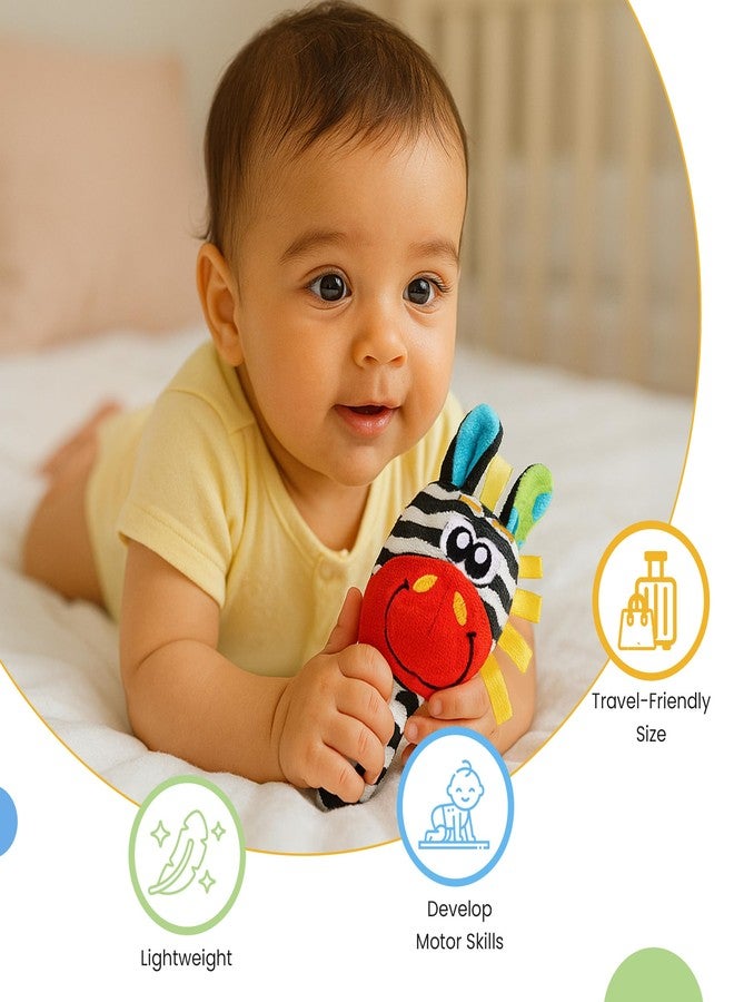 Nuluv Baby Rattle Toy, Colorful, Lightweight and Non-Toxic, Stimulates Auditory and Motor Skills, Lightweight and Easy to Hold Toy, for Babies 3+ Months, Red - Image 4